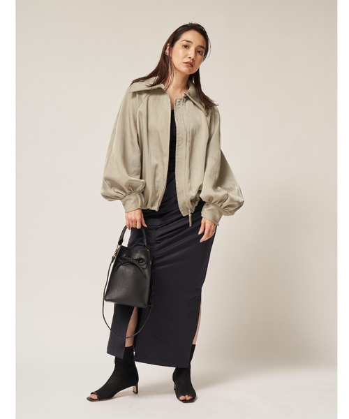 「FRAY I.D」 ナイロンブルゾン 0 カーキ レディース_画像4