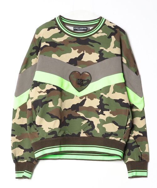 Dolce & Gabbana トレーナー　迷彩　グリーン DOLCE&GABBANA（ドルチェ & ガッバーナ） カモフラージュスウェット