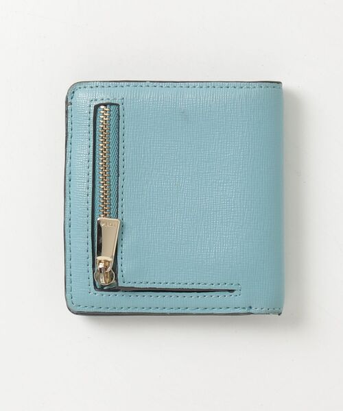 「FURLA」 ワンポイント財布 - ブルー レディース_画像2