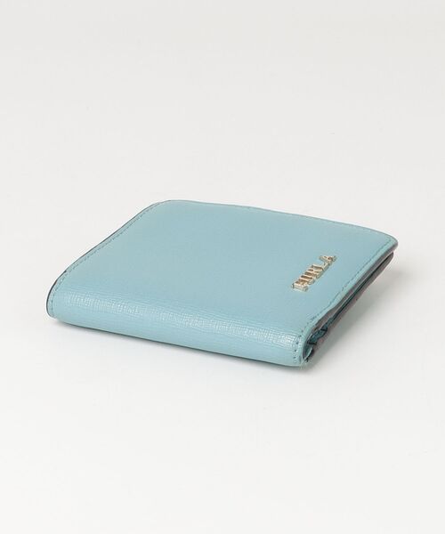 「FURLA」 ワンポイント財布 - ブルー レディース_画像3