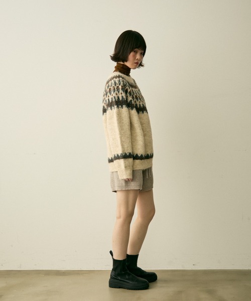 full/fill. ニット セーター nordic over knit / ノルディックオーバー