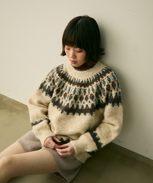 full/fill. ニット セーター nordic over knit / ノルディックオーバー