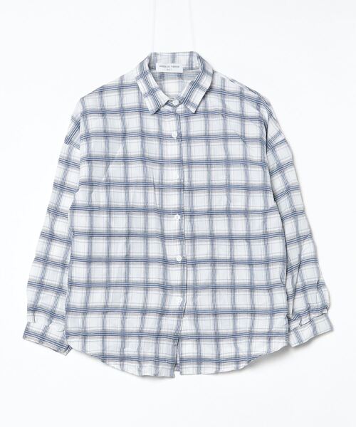 deres デレス　青色 ブルー　長袖シャツ deres デレス 青色 ブルー 長袖シャツ