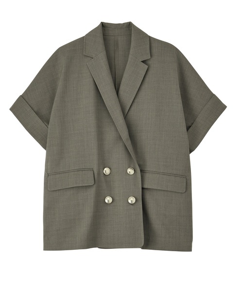 「RANAN」 ジャケット M グレイッシュベージュ レディース_画像2