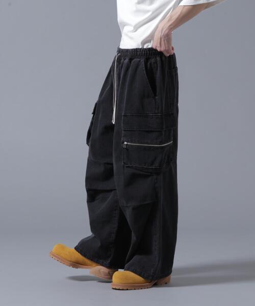 「DANKE SCHON」 デニムパンツ L ブラック レディース_画像2