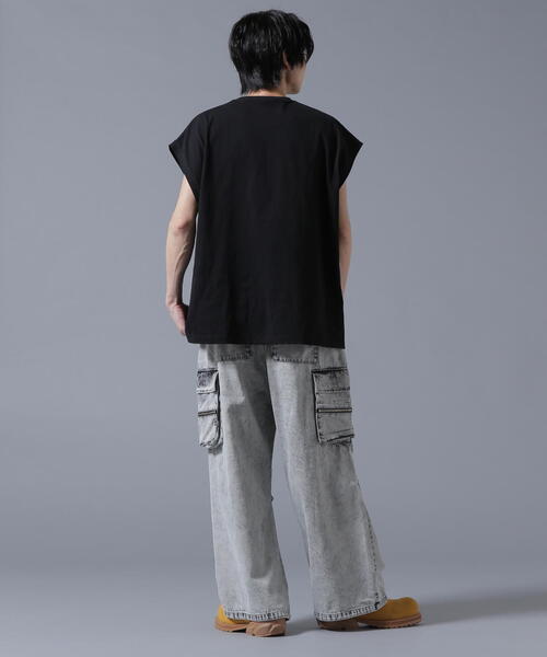 「DANKE SCHON」 デニムパンツ L ブラック レディース_画像8