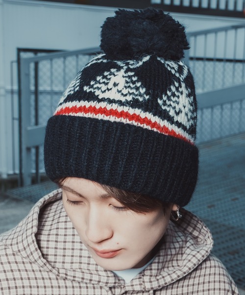 improves（インプローブス） ニット帽 ニットキャップ ボンボンニット