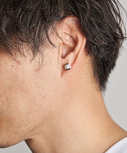 「LAMBDA」 ピアス（片耳用） フリー シルバー系その他 メンズ_画像5