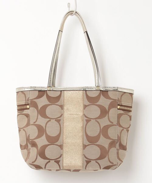 COACH Leatherware トートバッグ ベージュ/ブラウン COACH（コーチ） トートバッグ - ブラウン レディース : ZOZOTOWN