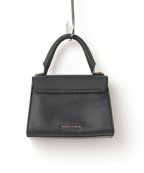 「CHARLES & KEITH」 ハンドバッグ S ブラック レディース_画像2