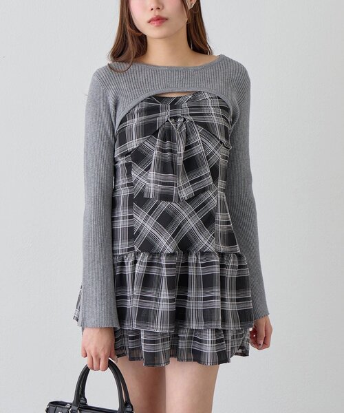OLIVE des OLIVE（オリーブデオリーブ） ワンピース セットキャミ