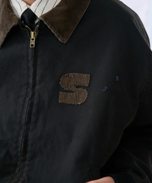 soerte ブルゾン アウター Heritage Duck Work Jacket with Corduroy