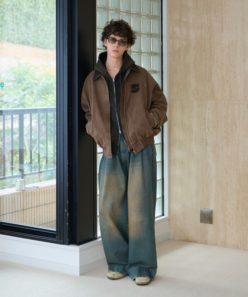 soerte ヘリテージダックワークジャケット サイズ 2 soerte ブルゾン アウター Heritage Duck Work Jacket with Corduroy