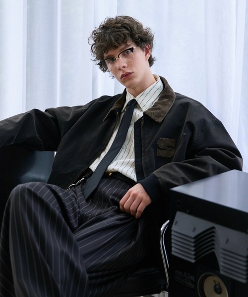 本日値下げ　完売品 新品未使用soerte ヘリテージダックワークジャケット M soerte ブルゾン アウター Heritage Duck Work Jacket with Corduroy