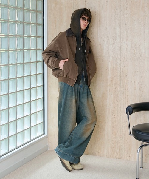 soerte ブルゾン アウター Heritage Duck Work Jacket with Corduroy