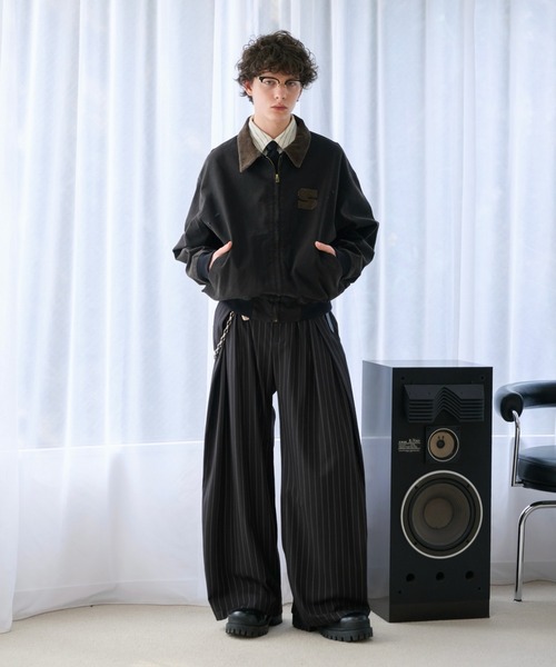 soerte ブルゾン アウター Heritage Duck Work Jacket with Corduroy