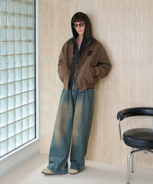 soerte ブルゾン アウター Heritage Duck Work Jacket with Corduroy