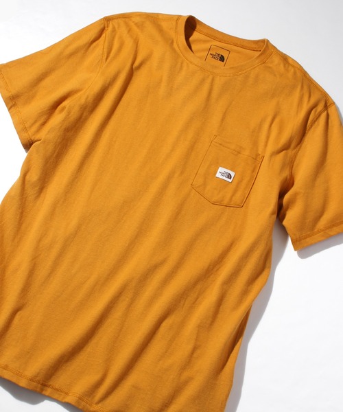THE NORTH FACE PURPLELABEL 半袖スウェット マスタード THE NORTH FACE PURPLE LABEL 「THE LABEL」 半袖Tシャツ L マスタード