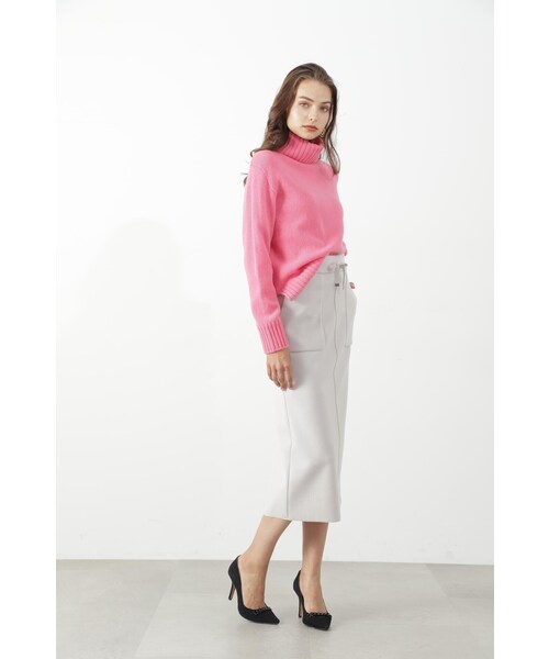 「PINKY&DIANNE」 スカート 36 ベージュ レディース_画像3