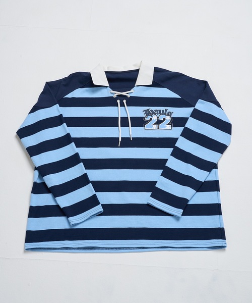 Hauls tシャツ しましまBIGラガーシャツ レディース : ZOZOTOWN Yahoo