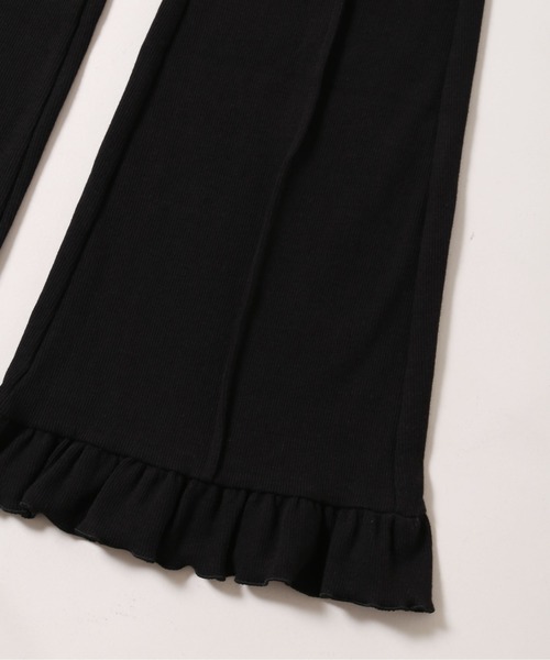 「WC」 ブーツカットパンツ FREE ブラック レディース_画像5