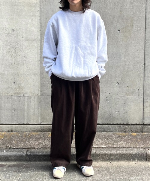 「SUPERTHANKS」 スウェットカットソー L アッシュグレー メンズ_画像9