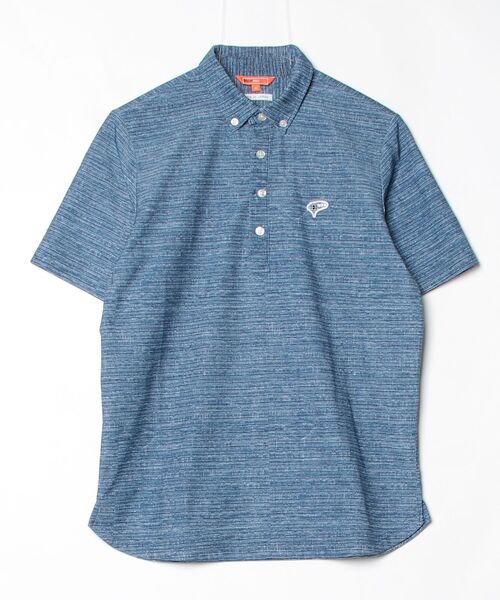 BEAMS GOLF（ビームス ゴルフ） 半袖ポロシャツ MEDIUM ブルー メンズ