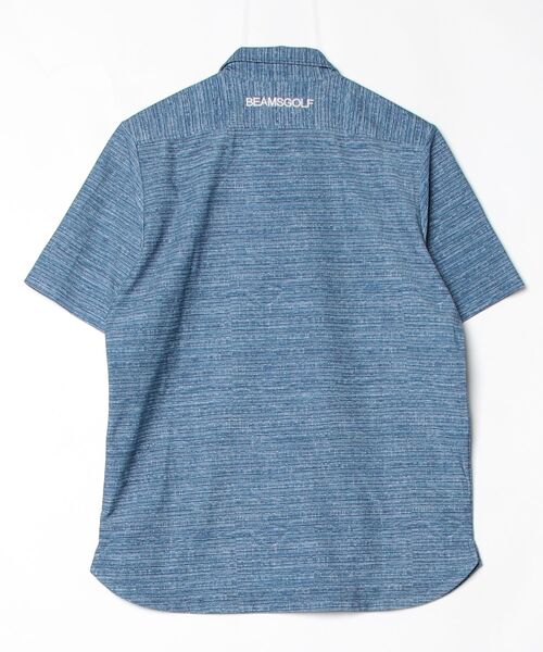 BEAMS GOLF（ビームス ゴルフ） 半袖ポロシャツ MEDIUM ブルー メンズ