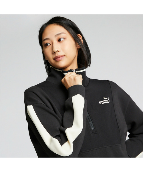PUMA（プーマ） 長袖ワンピース SMALL モカ レディース : ZOZOTOWN