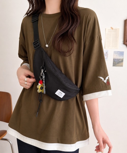 Java tシャツ 半袖 ジャバコラボ」1枚でサマ見え。ゆるシルエットに