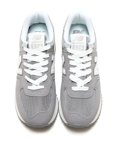 「New Balance」 ローカットスニーカー 24.0cm グレー レディースの画像
