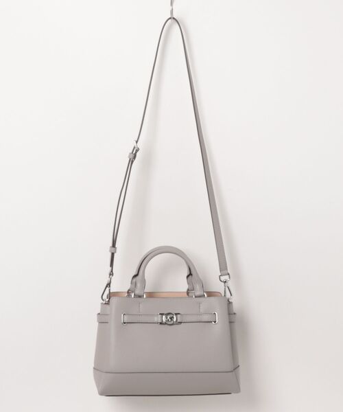MICHAEL KORS 美品2way シルバー ハンドバッグ ショルダーバック MICHAEL KORS（マイケルコース） 2WAYバッグ FREE シルバー レディース