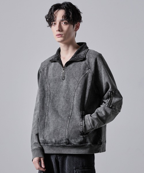 「CLEL」 スウェットカットソー X-SMALL ブラック メンズ_画像5