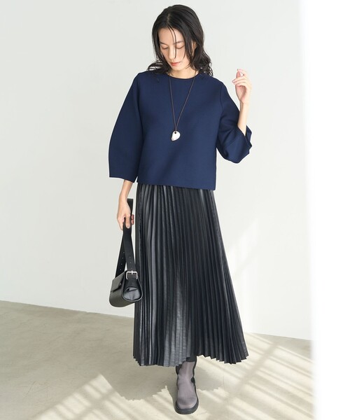 「UNFILO」 セットアップ MEDIUM ネイビー レディース_画像6