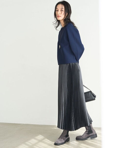 「UNFILO」 セットアップ MEDIUM ネイビー レディース_画像7