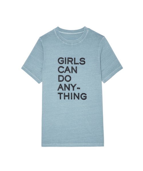 「ZADIG&VOLTAIRE」 半袖Tシャツ S グレー レディース_画像3