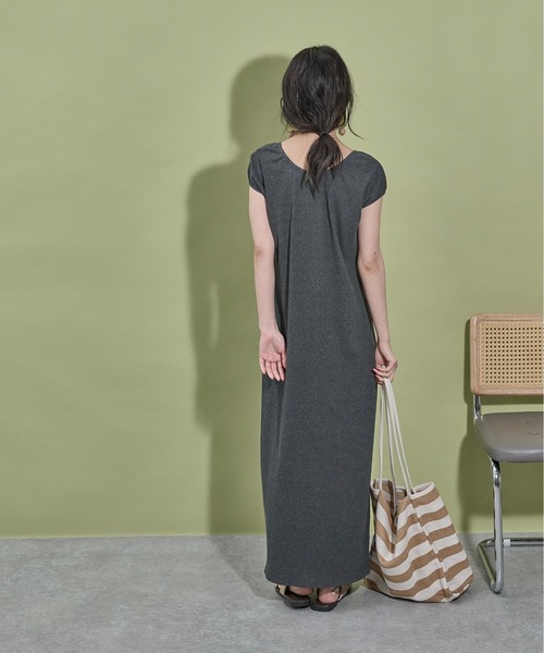 THE Yon ワンピース 2wayカットリブノースリワンピース : ZOZOTOWN
