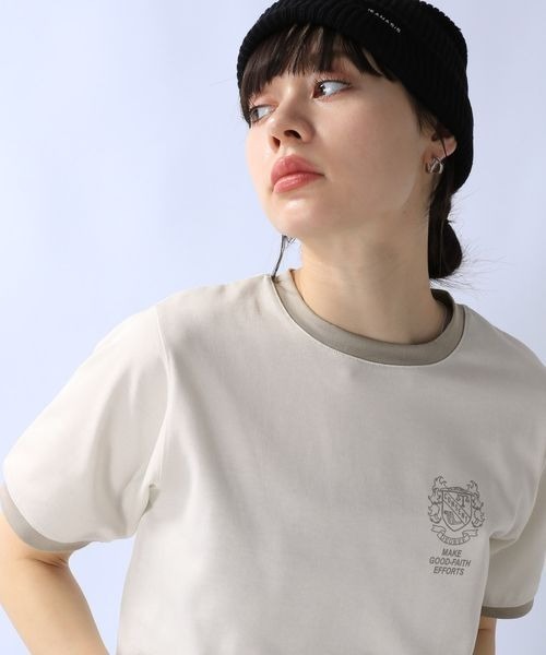 「JEANASIS」 半袖Tシャツ FREE ホワイト系その他 レディース_画像6