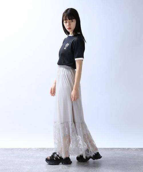 「JEANASIS」 半袖Tシャツ FREE ホワイト系その他 レディース_画像8