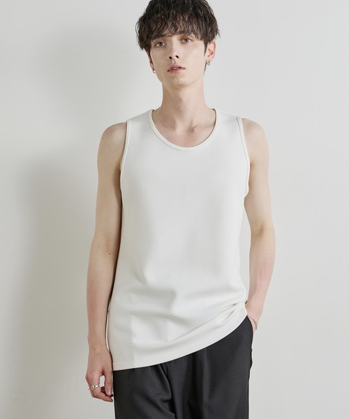 tシャツ Buyer's Select / 防シワ・抗ピリング・接触冷感・ウォッシャブル機能性ハイポンチタンクトップ メンズ | ASTRONOMY | 02