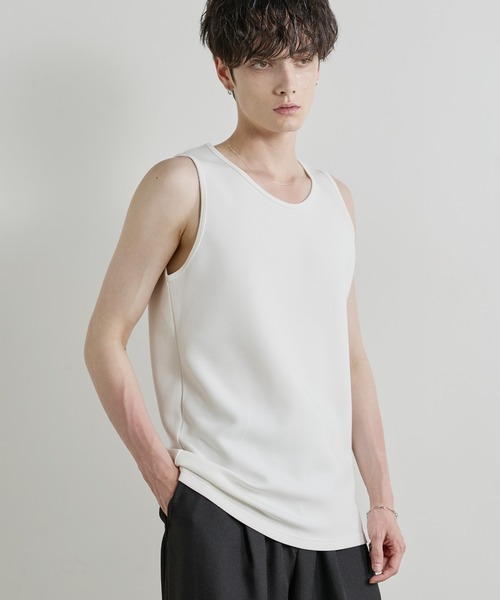 tシャツ Buyer's Select / 防シワ・抗ピリング・接触冷感・ウォッシャブル機能性ハイポンチタンクトップ メンズ | ASTRONOMY | 04