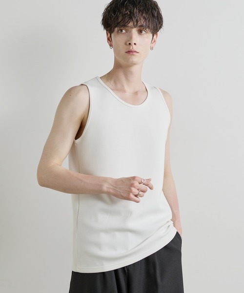 tシャツ Buyer's Select / 防シワ・抗ピリング・接触冷感・ウォッシャブル機能性ハイポンチタンクトップ メンズ | ASTRONOMY | 05
