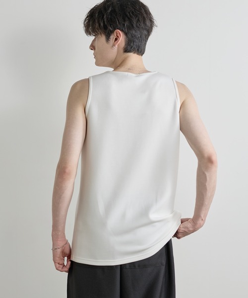 tシャツ Buyer's Select / 防シワ・抗ピリング・接触冷感・ウォッシャブル機能性ハイポンチタンクトップ メンズ | ASTRONOMY | 06