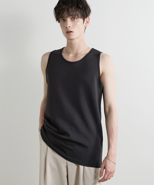 tシャツ Buyer's Select / 防シワ・抗ピリング・接触冷感・ウォッシャブル機能性ハイポンチタンクトップ メンズ | ASTRONOMY | 11