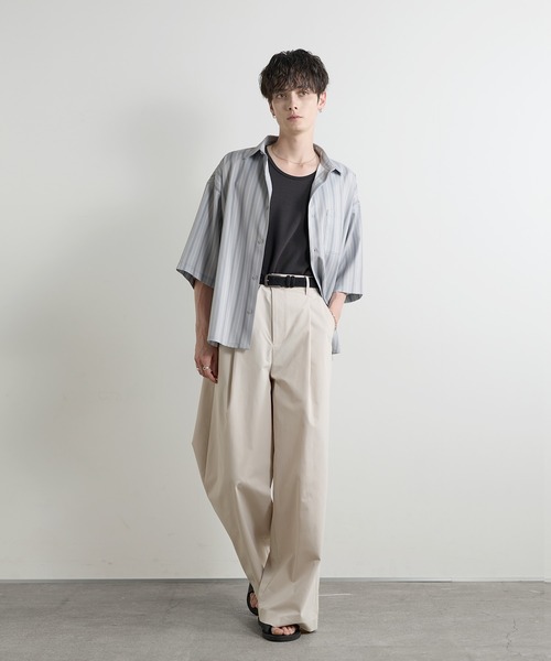 tシャツ Buyer's Select / 防シワ・抗ピリング・接触冷感・ウォッシャブル機能性ハイポンチタンクトップ メンズ | ASTRONOMY | 16