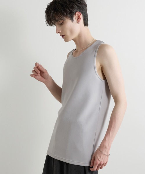 tシャツ Buyer's Select / 防シワ・抗ピリング・接触冷感・ウォッシャブル機能性ハイポンチタンクトップ メンズ | ASTRONOMY | 18