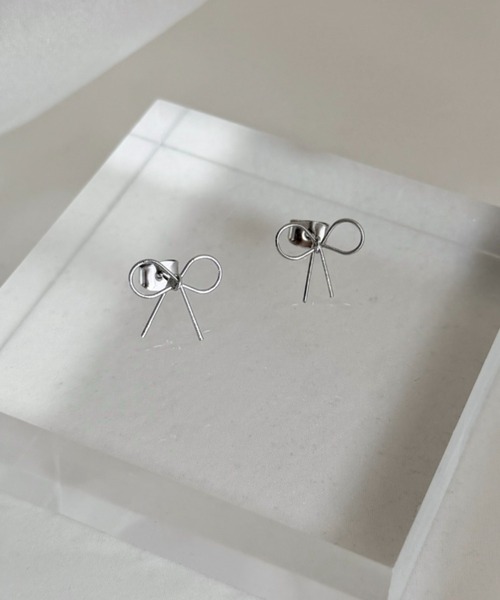 ピアス フェミニンリボン3セットピアス レディース | sowang | 13