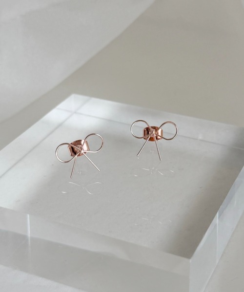 ピアス フェミニンリボン3セットピアス レディース | sowang | 08