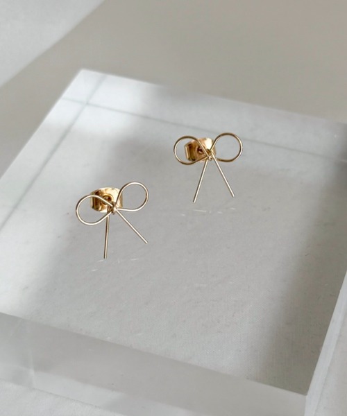 ピアス フェミニンリボン3セットピアス レディース | sowang | 18