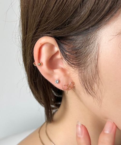 ピアス フェミニンリボン3セットピアス レディース | sowang | 15